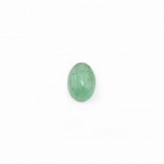 Cabochon di avventurina verde, forma ovale, 5 * 7 mm x 4 pezzi