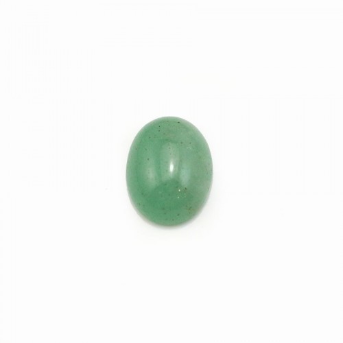 Cabochon aventurino verde, forma oval, 7 * 9mm x 4pcs