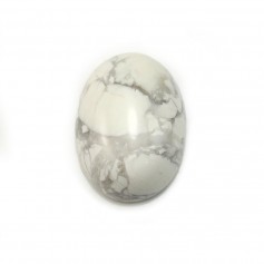 Howlite cabochon, in oval shaped, 13 * 18mm x 2pcs