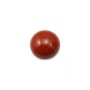 Cabochon de jaspe rouge, de forme ronde, 10mm x 4pcs