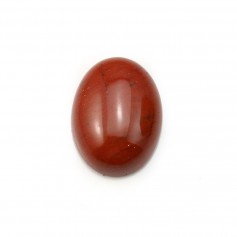 Cabochon jaspe vermelho, forma oval, 12 * 16mm x 2pcs