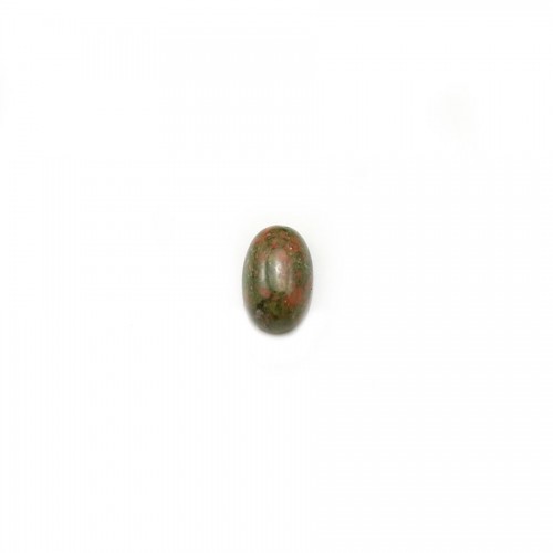 Cabochon d'unakite, de forme oval, 4*6mm x 4pcs