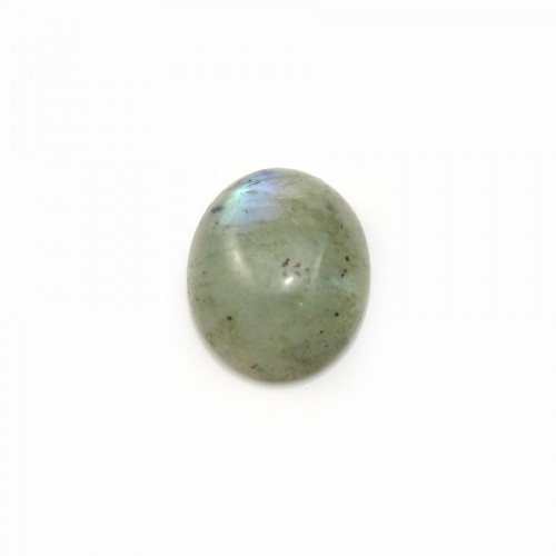 Labradorite cabochon, forma oval, 10 * 12mm x 2pcs