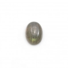 Cabochon of labradorite, in oval shaped, 9x12mm x 2pcs