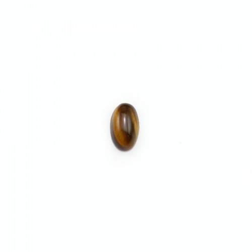 Tigerauge Cabochon, ovale Form, 3 * 5mm x 4pcs