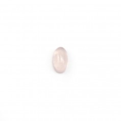 Cabujón de cuarzo rosa, forma ovalada, 3 * 5mm x 4pcs