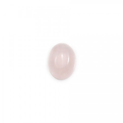 Cabochão oval de quartzo rosa 6x8mm x 6pcs