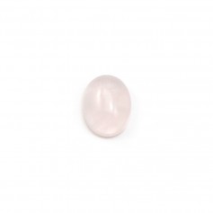 Cabochon de quartzo rosa, forma oval, 7 * 9mm x 4pcs