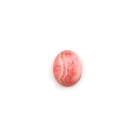 Pink rhodonite cabochon, in round shape, in size of 4mm x 6pcs