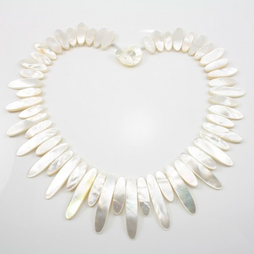 Simple Necklace White Nacre