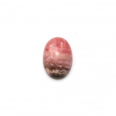 Cabujón de rodocrosita rosa, forma ovalada, tamaño 12x17mm x 1pc