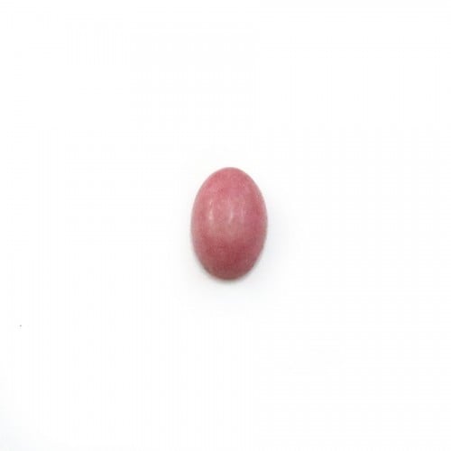 Cabochon de rhodonite rose, de forme ovale, et de taille 4*6mm x 6pcs