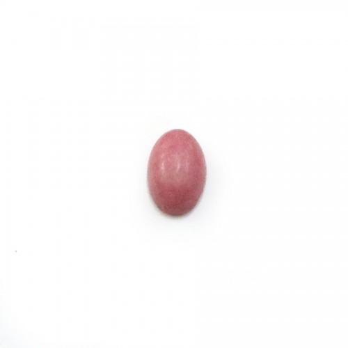 Pink rhodonite cabochon, in oval shape, in size of 4 * 6mm x 6pcs