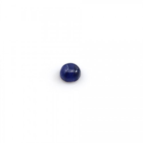 Cabochon sodalite azul, forma redonda, 4mm x 6pcs
