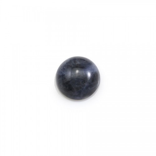 Blauer Sodalith-Cabochon, runde Form, 8mm x 5pcs