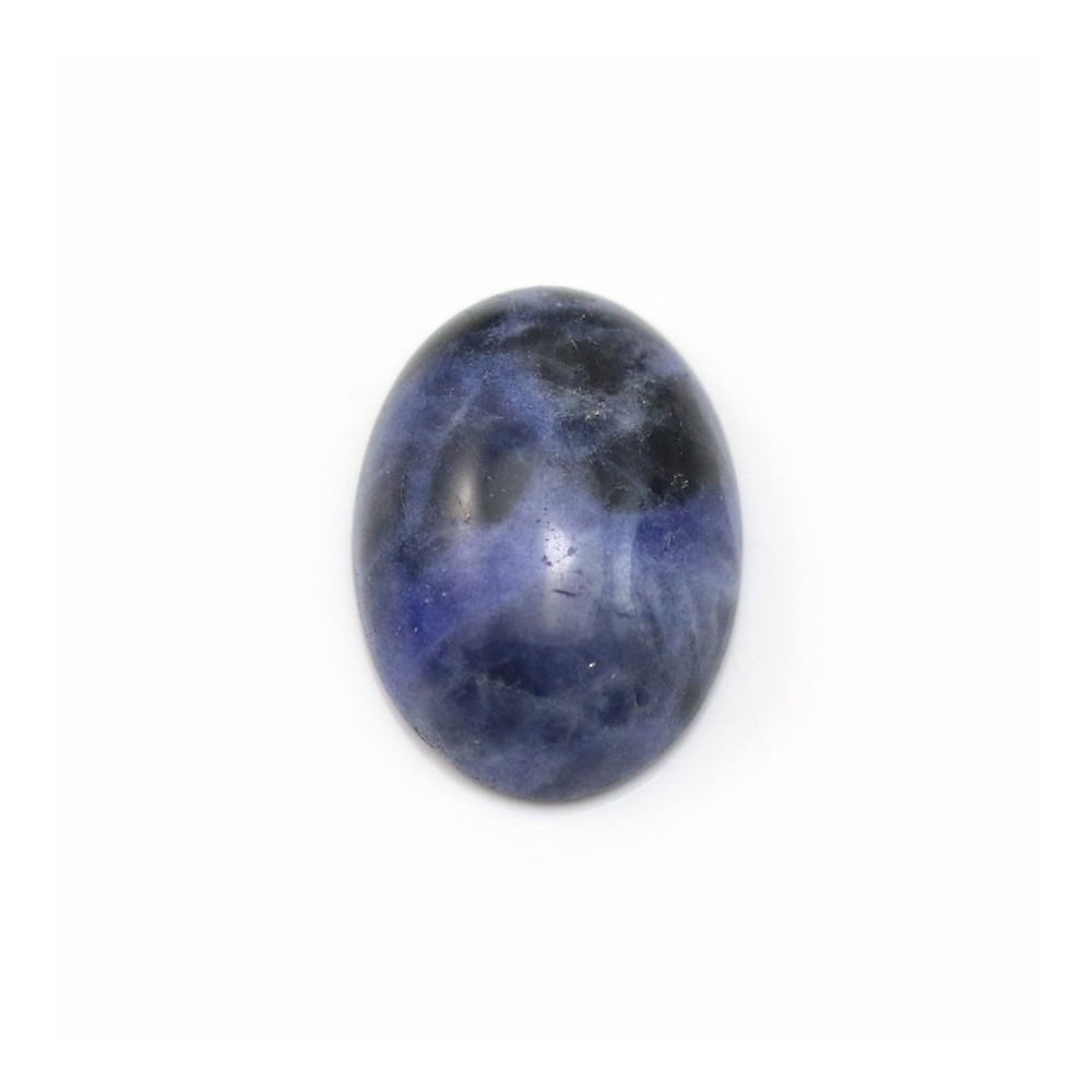 Charming Beads Sodalite Cabochons Blu Ovale Calibrato 13 x 18mm Pacco di 2 