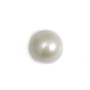 Perle de culture d'eau douce white ronde 12-12.5mm x 1pc