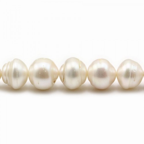 white freshwater pearl baroque 15mm x 10pcs