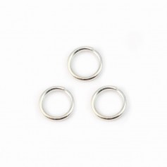 Offene Ringe aus 925er Silber 6x1mm x 10St