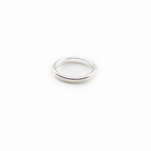 Silver 925 Oval Rings 8mm in bag