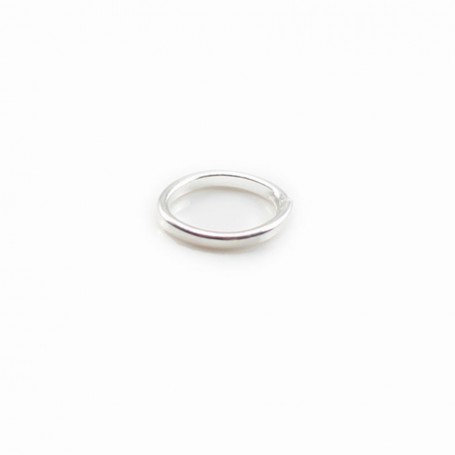 Silver 925 Oval Rings 8mm in bag