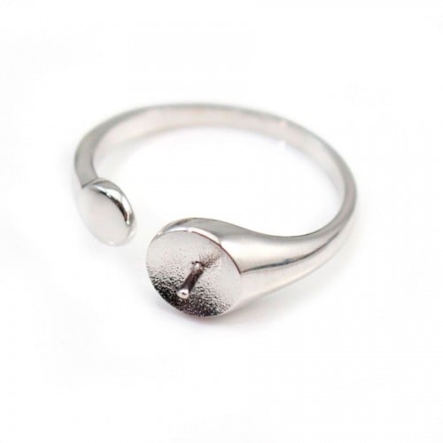 Sterling Silver 925 Simple Ring Adjustable X 1 pc