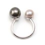 925 Sterling Silver Set of jewels for half-drilled pearls