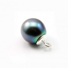 Riegel für halbdurchbohrte Perle, 925er Silber, 9.5mm x 5pcs