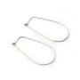 925 sterling silver earwires 32x13mm x 2pcs