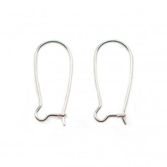 925 sterling silver earwires 25x12mm x 2pcs