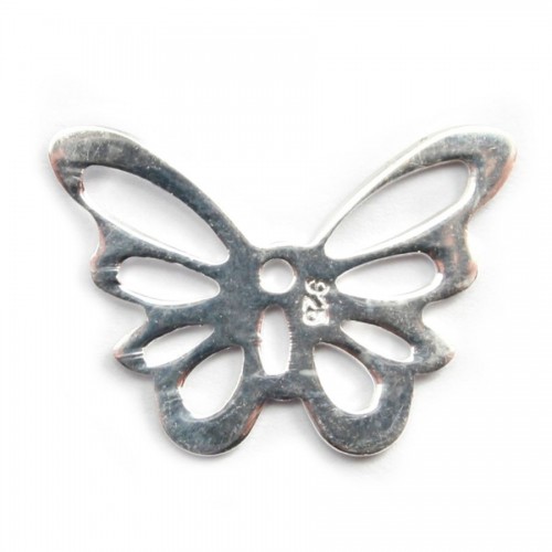 Silver 925 accessoire papillon 13*18mm X 10pcs
