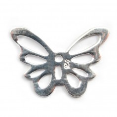 Intercalaire en forme de papillon en argent 925 13x18mm x 1pc