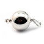 925 sterling silver ball clasp 16mm x 1pc 