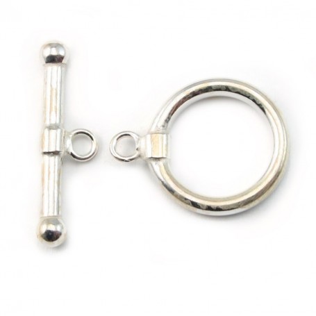 925 sterling silver Toggle OT clasp 18mm x 1pc 