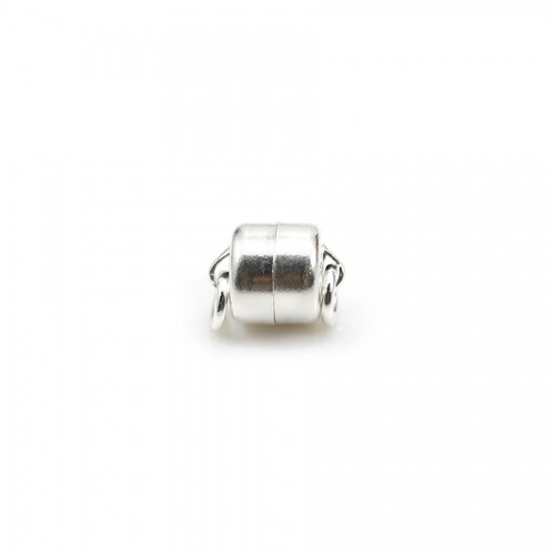 Cierre magnético 5.5mm con anillos de plata 925 x 1pc