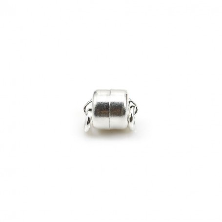 925 sterling silver magnetic clasp 5.5mm with ring x 1pc