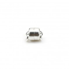 Chiusura magnetica da 5,5 mm con anelli in argento 925 x 1 pezzo