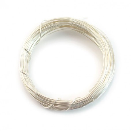 Sterling Silver 925 hard wire 0.6mm x 1m
