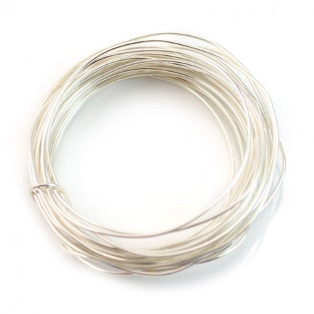 Sterling Silver 925 hard wire 0.7 mm x 1m
