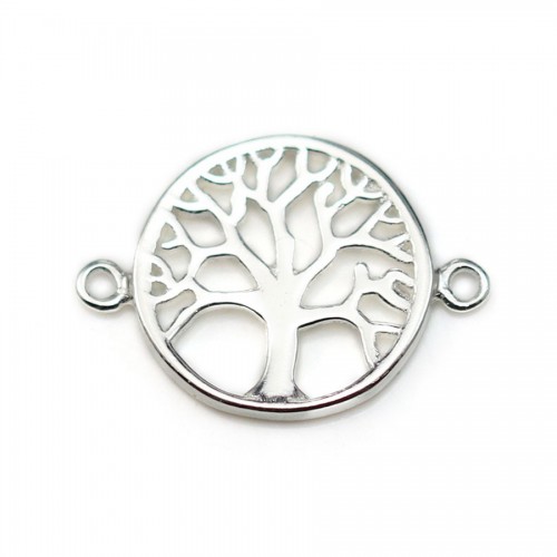 925 sterling silver spacer tree 11x15mm x 1pc