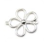 925 sterling silver spacer star 12x17mm x 1pc