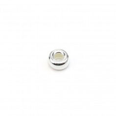 Perline rotonde argento 925 5mm x 10pz