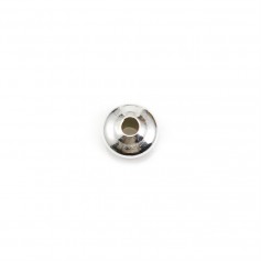 Perla rotonda in argento 925 3x6mm x 6pz