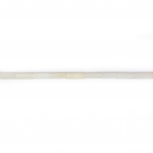 Sea bamboo white tube 2*4mm x 22pcs