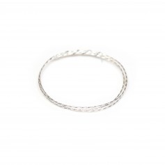 Sparkle Wire aus 925er Silber, 0.8mm x 50cm