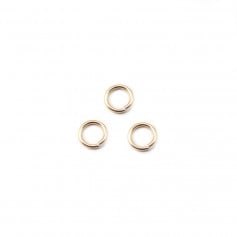 Gold Filled small jump rings 0.6x3mm x 20pcs