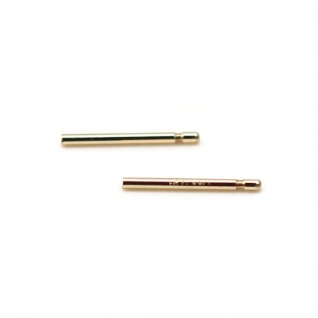 Post for earring, in 14k gold filled, 0.76 * 9.5mm x 10pcs