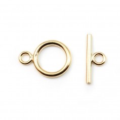 Gold Filled IO Clasp 9x12mm x 1pc