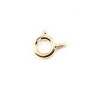 14K Gold filled 8mm spring ring w/open ring X1pc