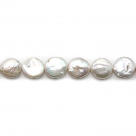 white freshwater pearl frome divers 13mm x 2pcs